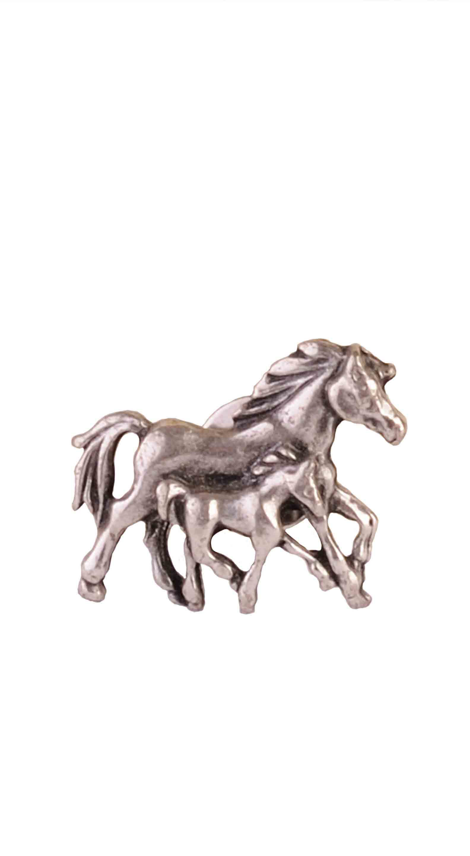 Anstecknadel Pferd in Silber von Sima Gürtel