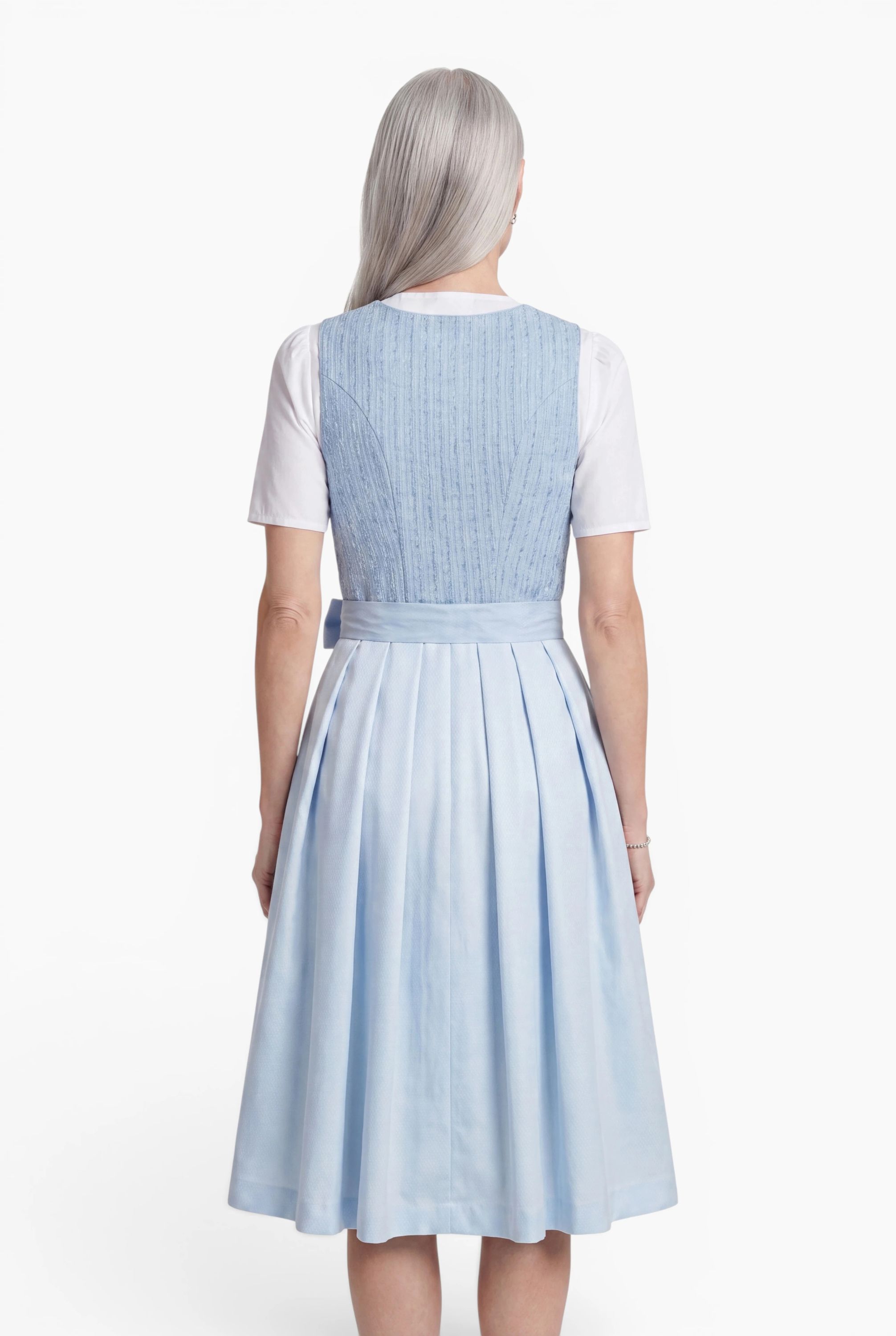 Mididirndl Katherina in Hellblau