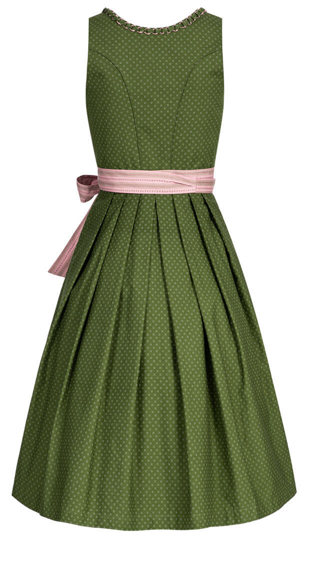 Midi Dirndl Thea in Oliv von Nübler