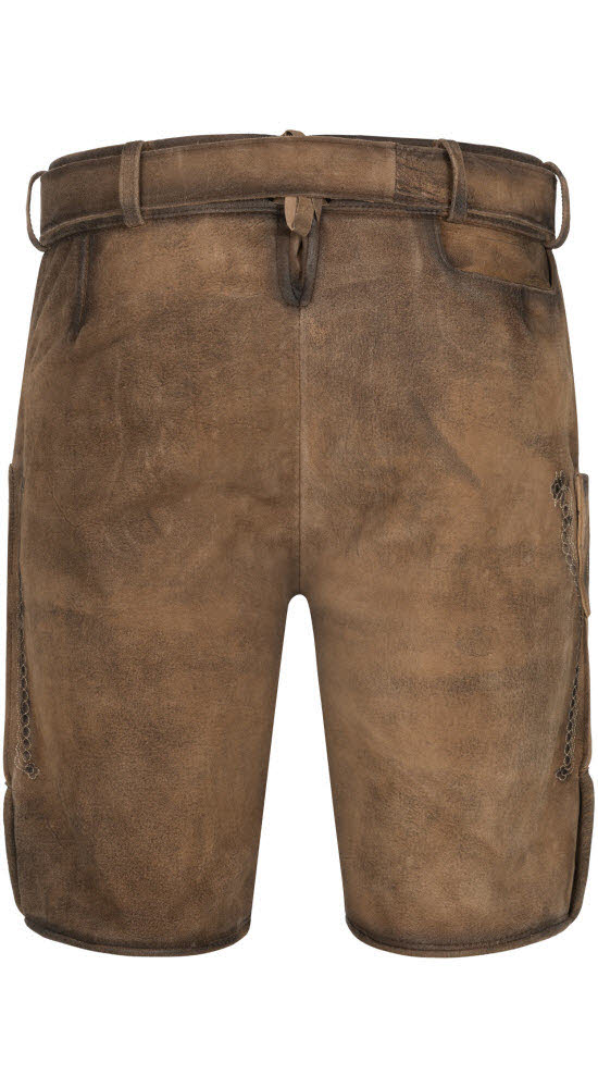 Lederhose kurz Luther in Braun von Nübler