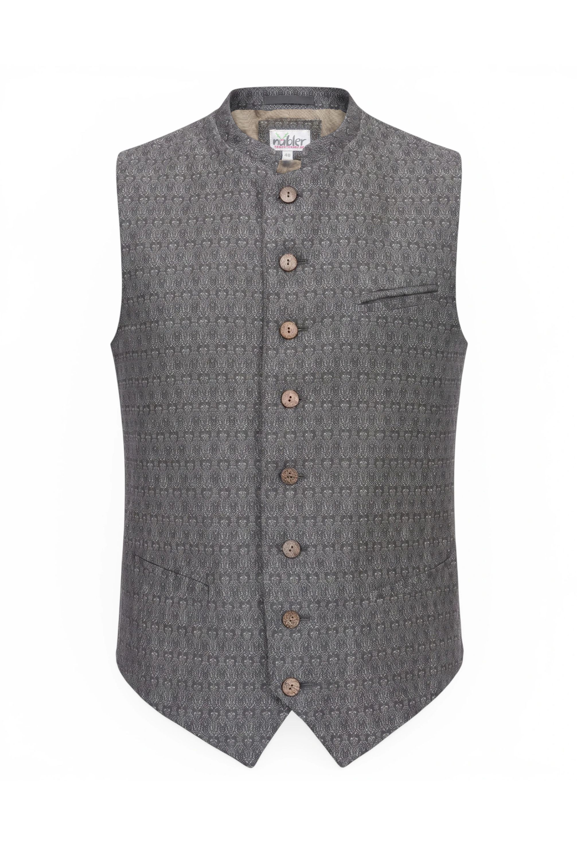 Gilet Marius in Mahagoni