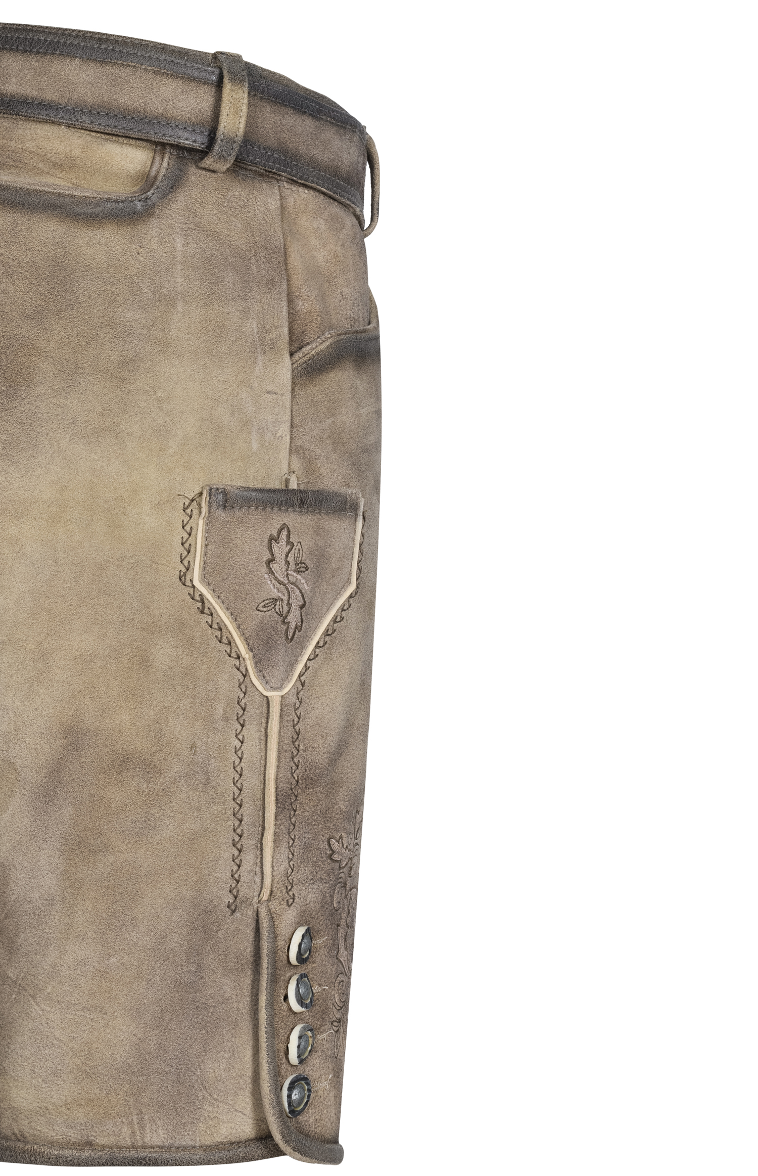 Lederhose Steffl in Sand von Nübler
