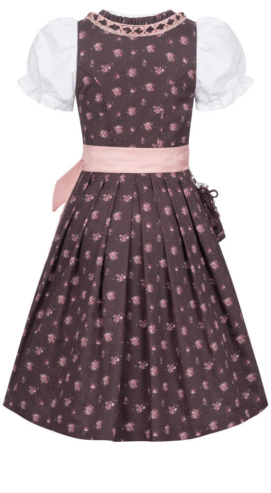 Kinderdirndl 3-teilig Rosalie in Bordeaux von Nübler