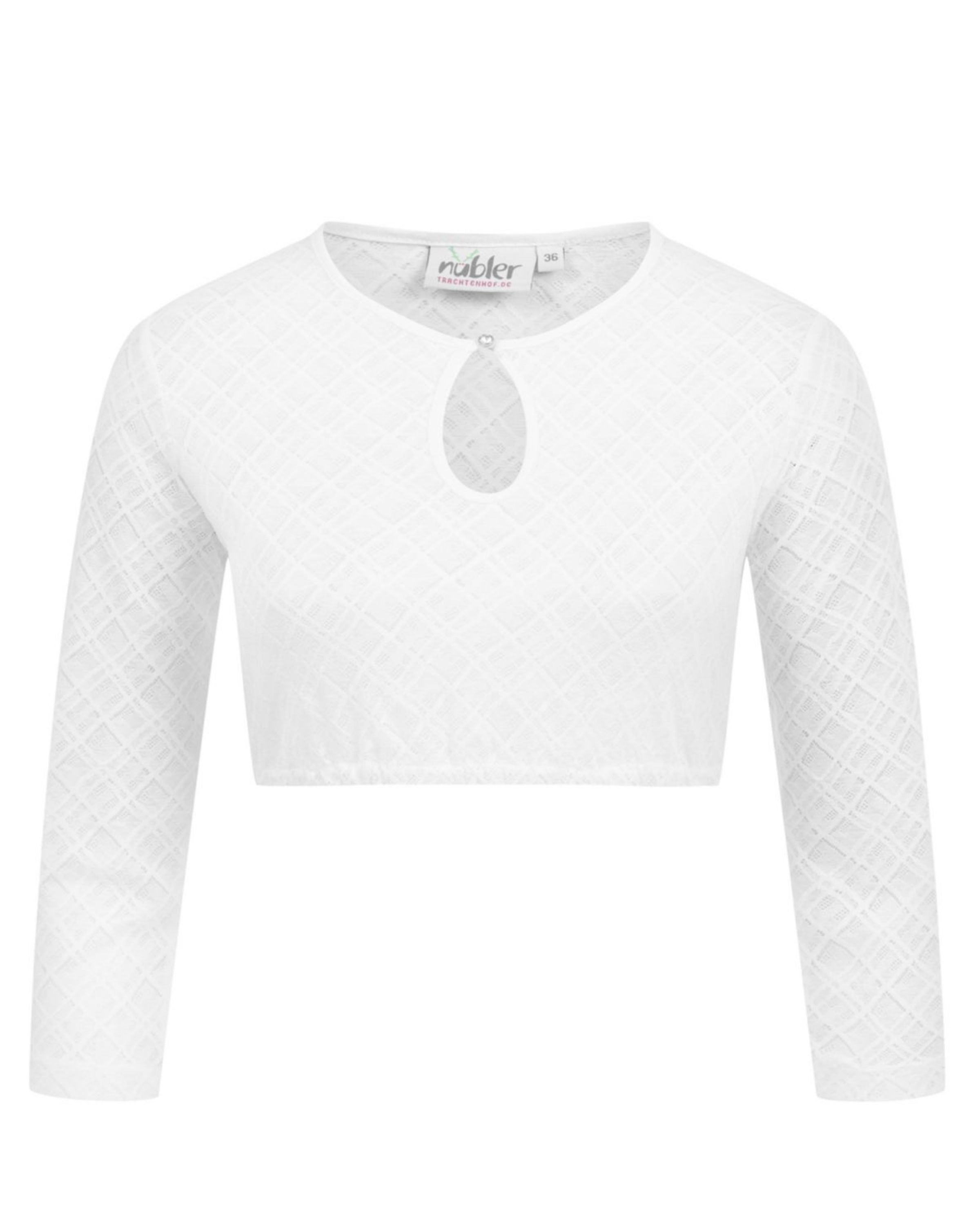 Dirndlbluse Anni in Cremeweiß von Nübler