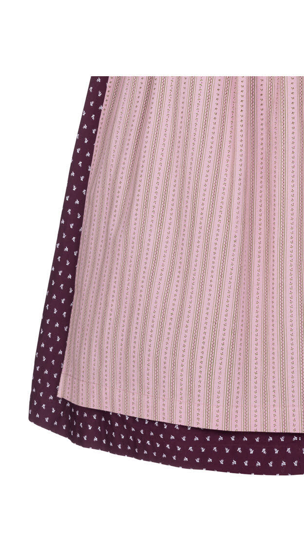 Midi Dirndl Thea in Weinrot von Nübler