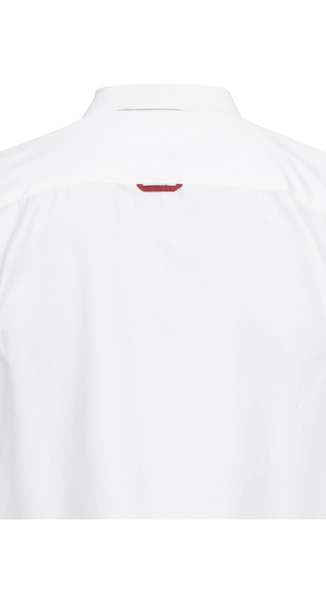 Trachtenhemd Langarm Harami in Weiß-Rot von Nübler