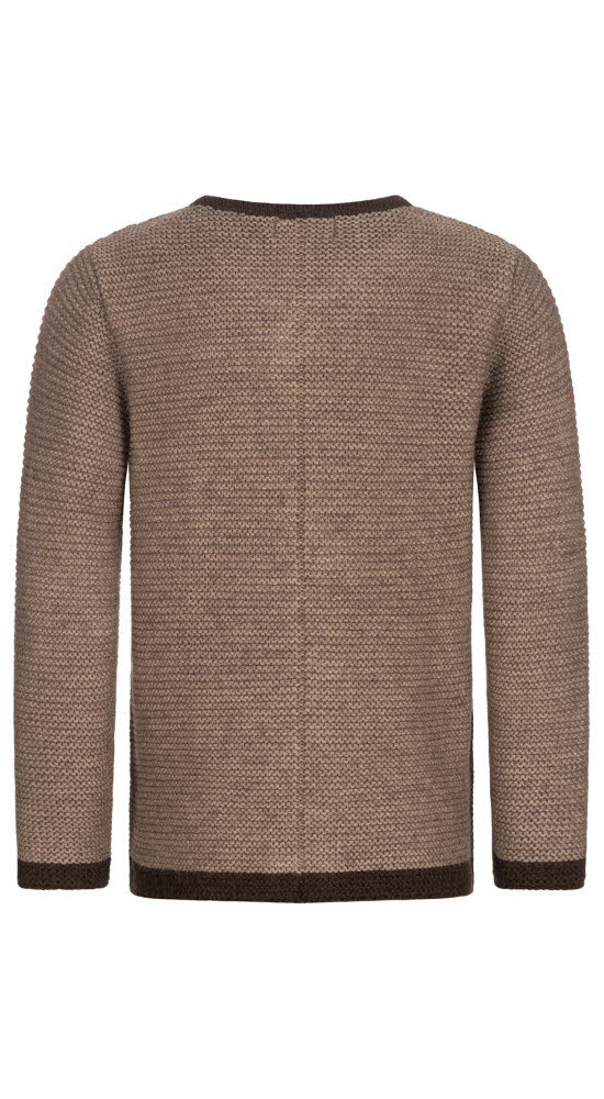 Kinderstrickjacke Langarm Ignaz Bua in Braun von Nübler