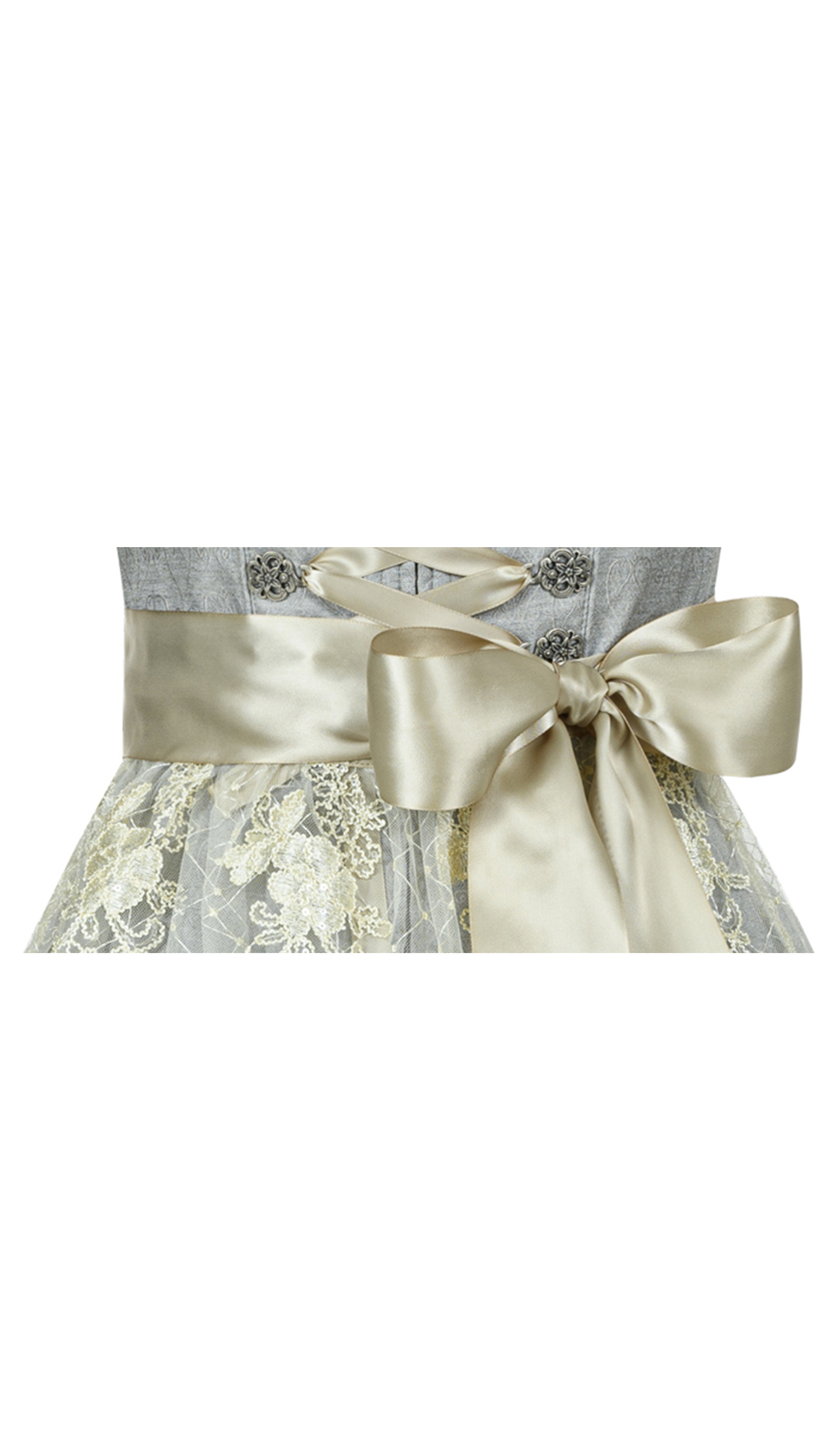 Mini-Dirndl Flavia in Silberwolke von Nübler