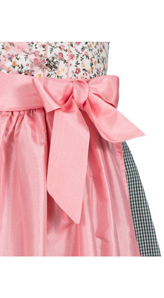 Mädchen Dirndl im traditionellen Stil Kinder Trachten, Weiß