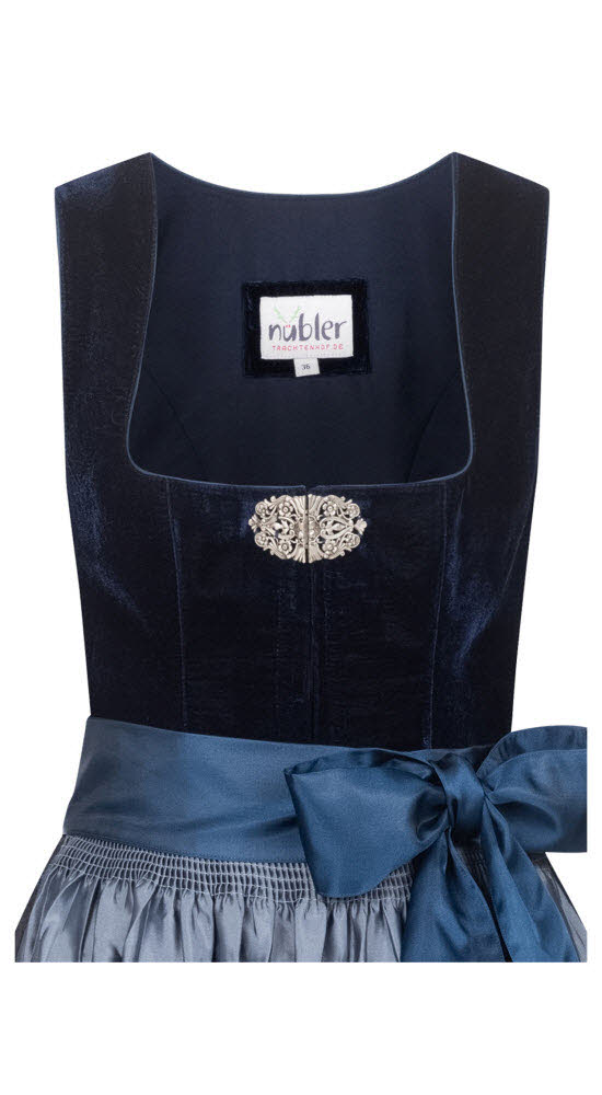Dirndl Marlies in Dunkelblau von Nübler