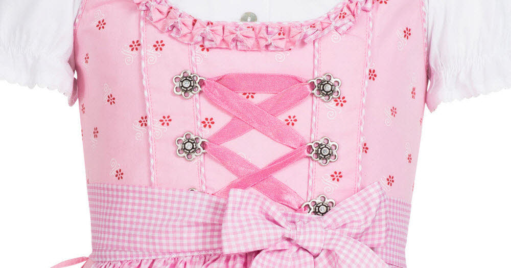Mädchen Dirndl im traditionellen Stil Kinder Trachten