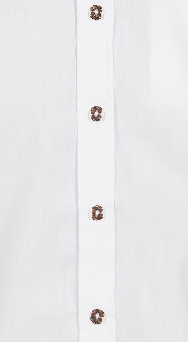 Trachtenhemd Langarm Fynn in Weiß von Spieth & Wensky