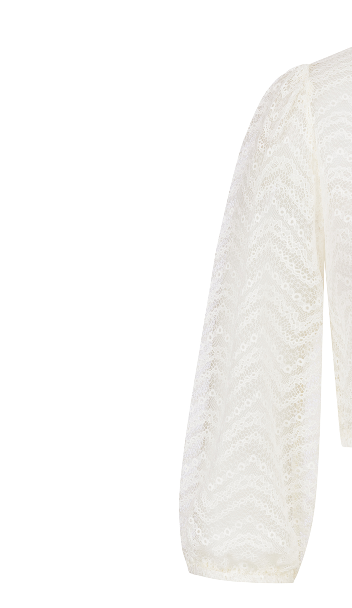 Dirndlbluse langarm Veronika in Creme von Nübler
