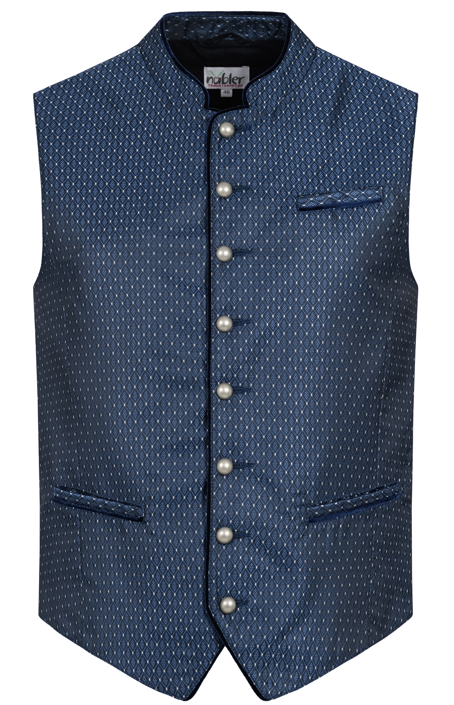 Trachtengilet Ewald in Blau von Nübler Trachtengilet Ewald in Blau von Nübler