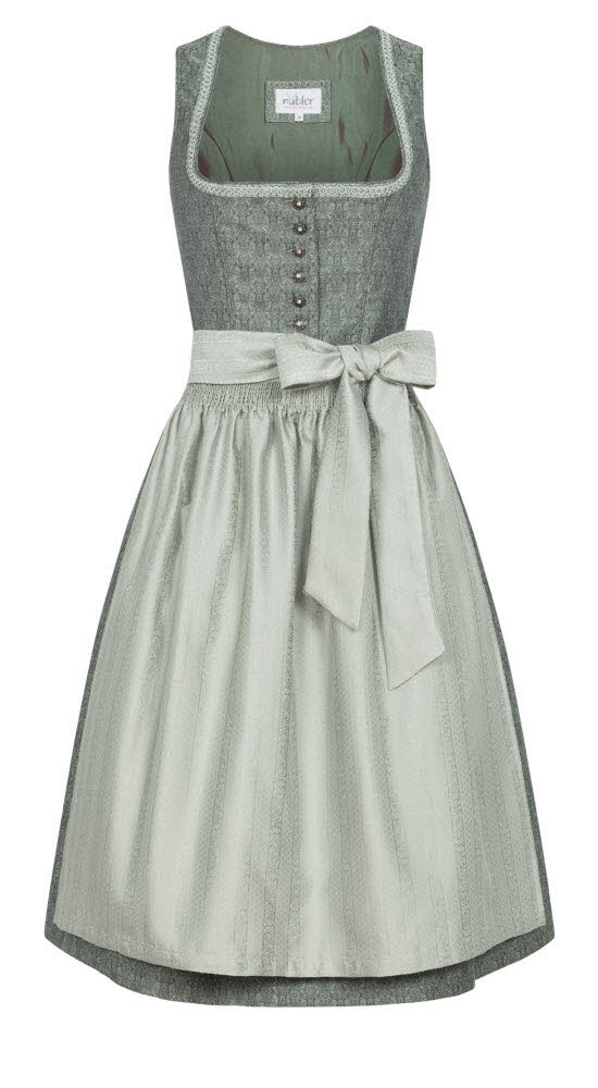 Midi Dirndl Esther in Grün von Nübler