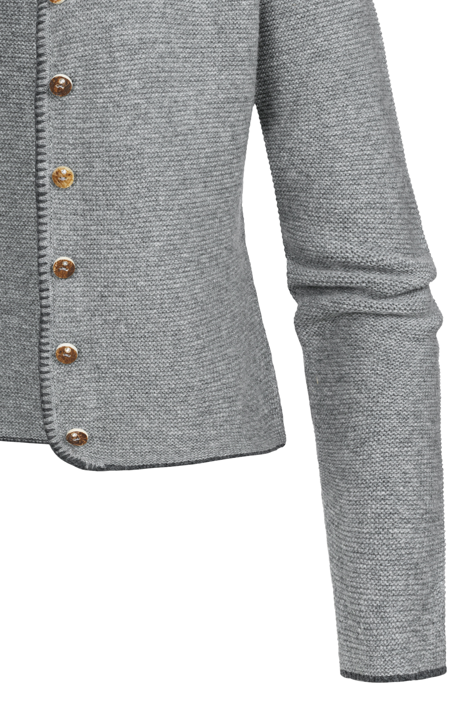 Dirndlstrickjacke Maria in Zinn von Nübler