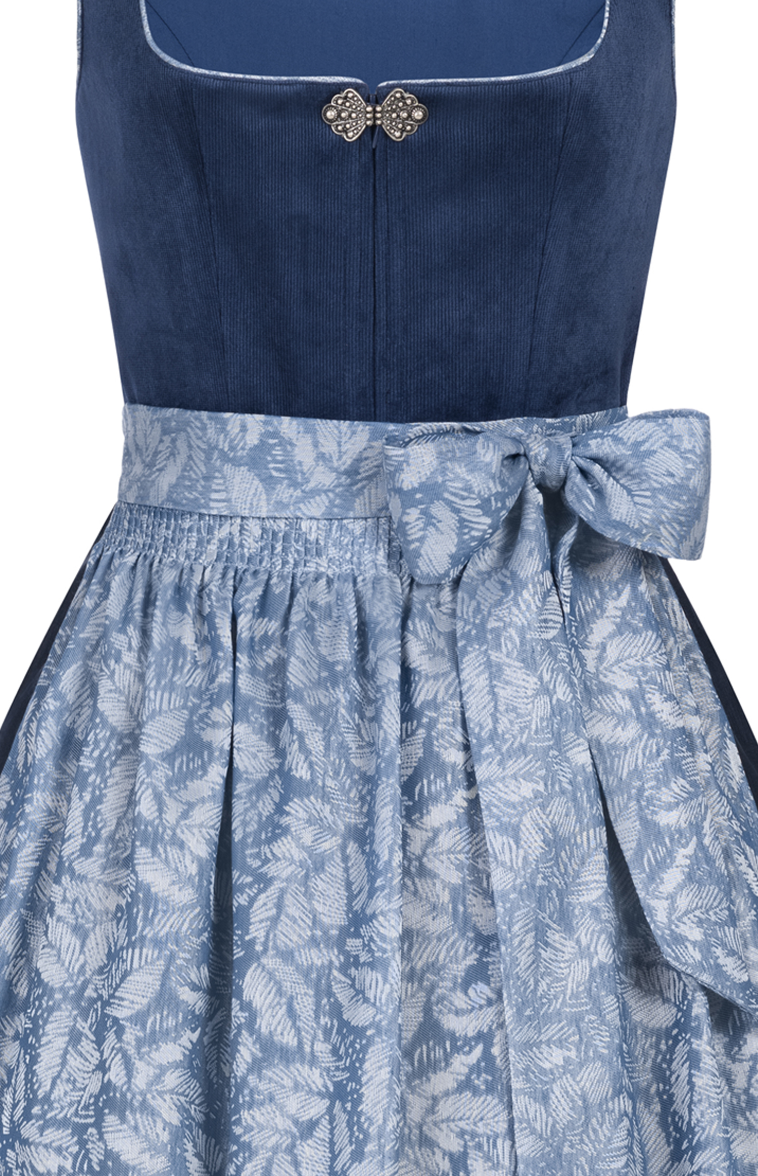 Midi Dirndl Gemma in Blau von Nübler
