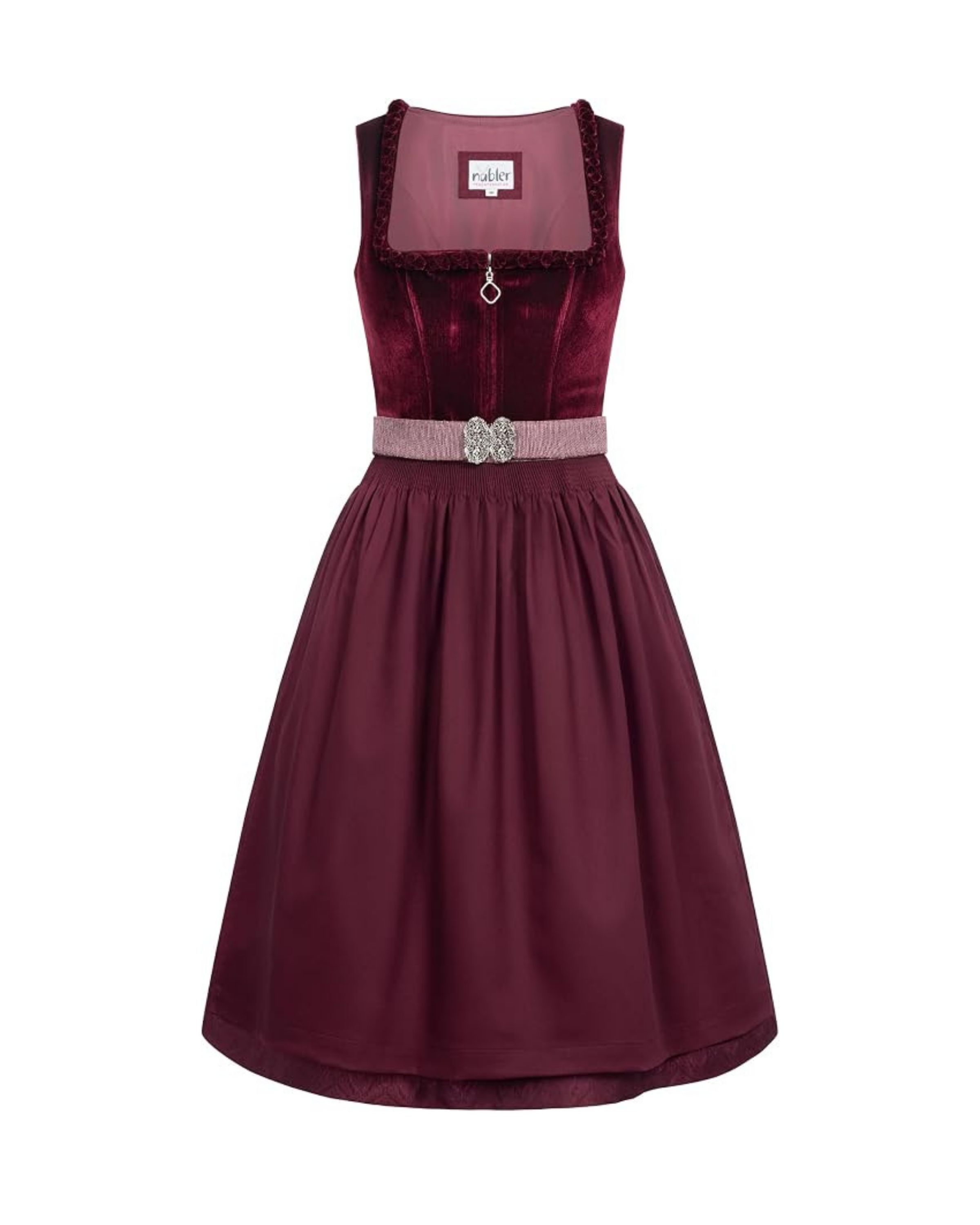 Midi Dirndl Kalere in Beere von Nübler