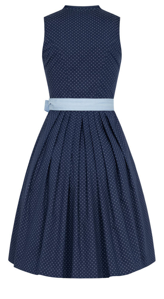 Midi Dirndl Florence in Blau von Nübler