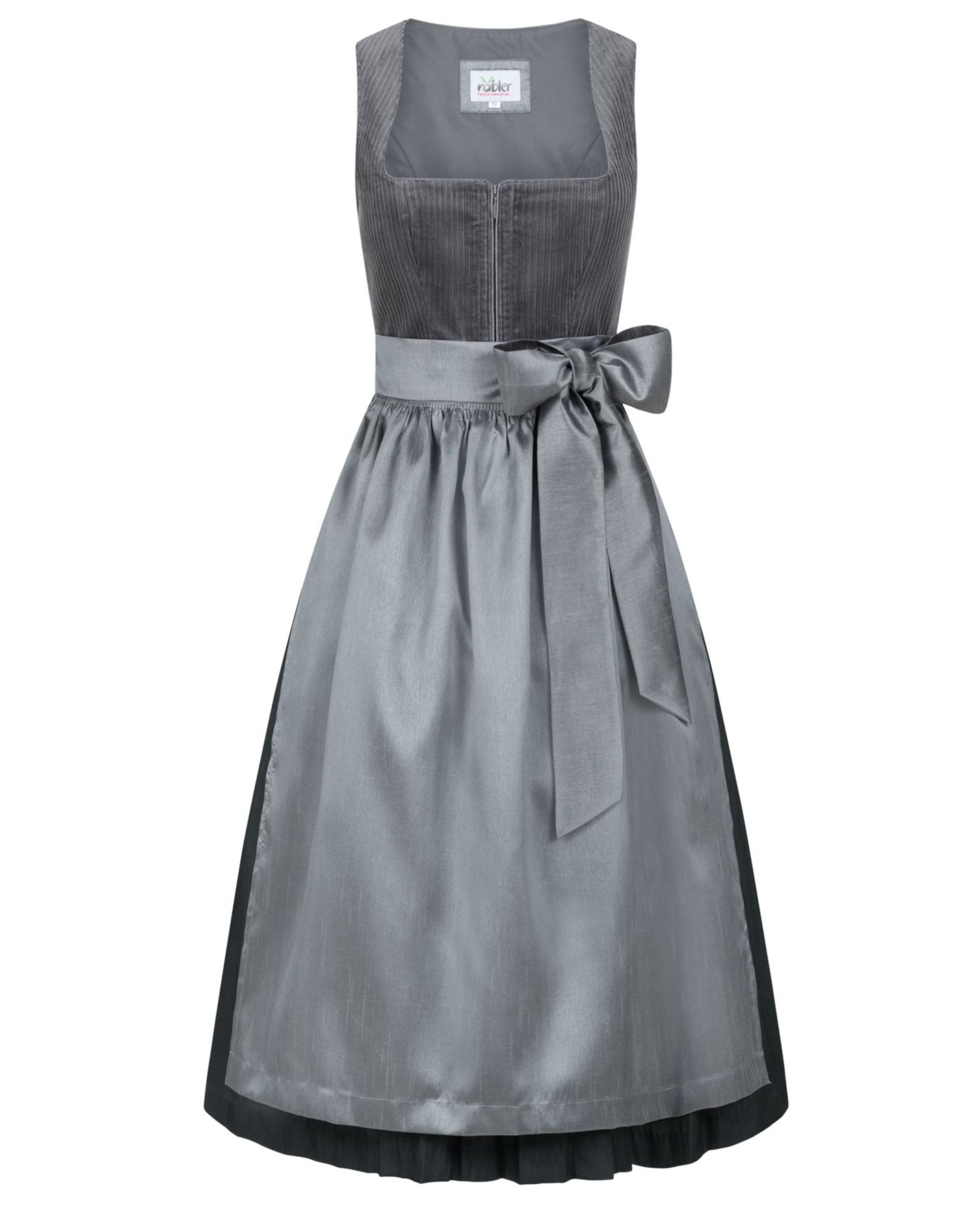 Langes Dirndl Florentine in Schiefer von Nübler