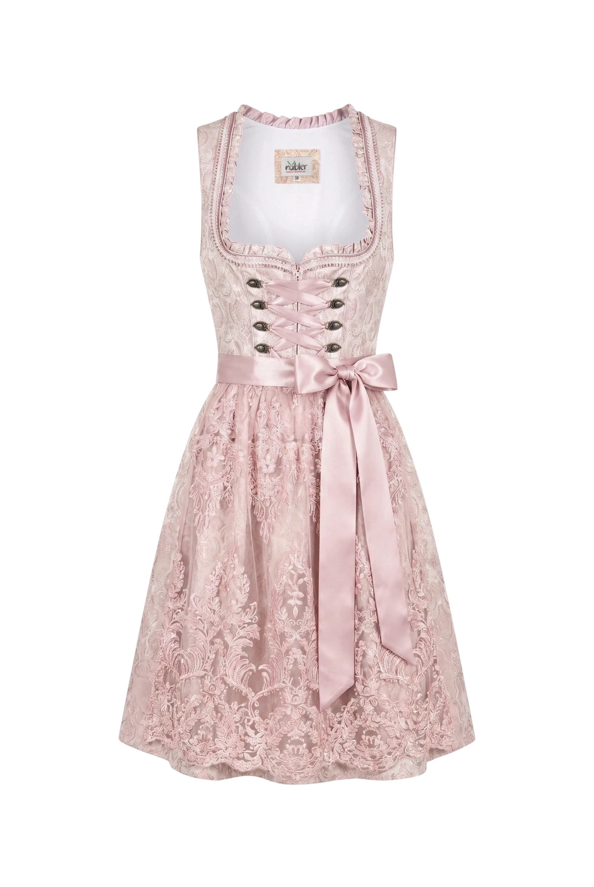 Minidirndl Karoline in Taupe