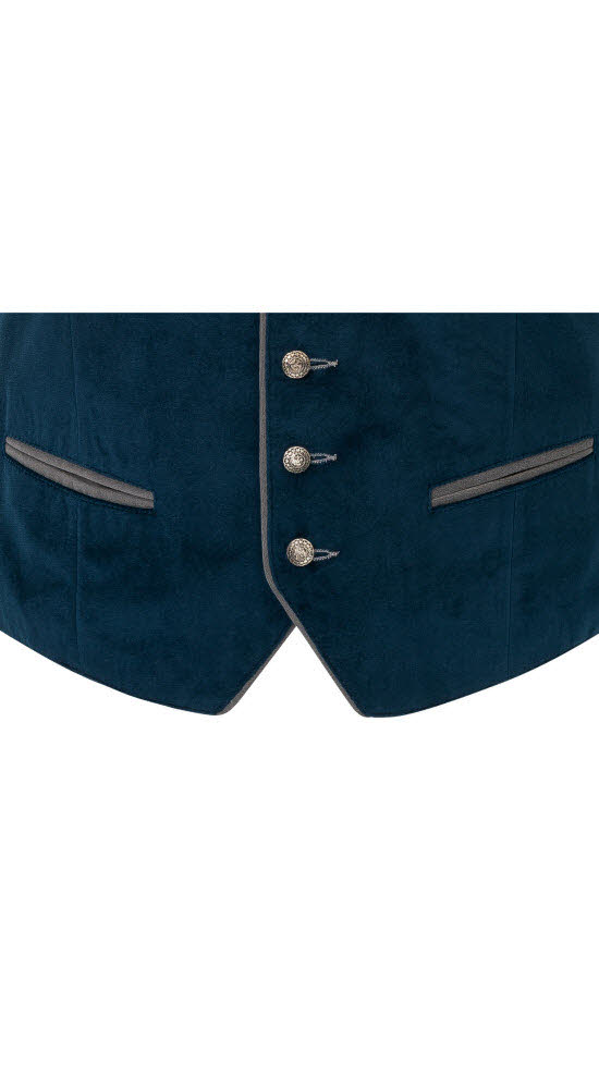 Trachtenweste Kurt in Blau von Nübler