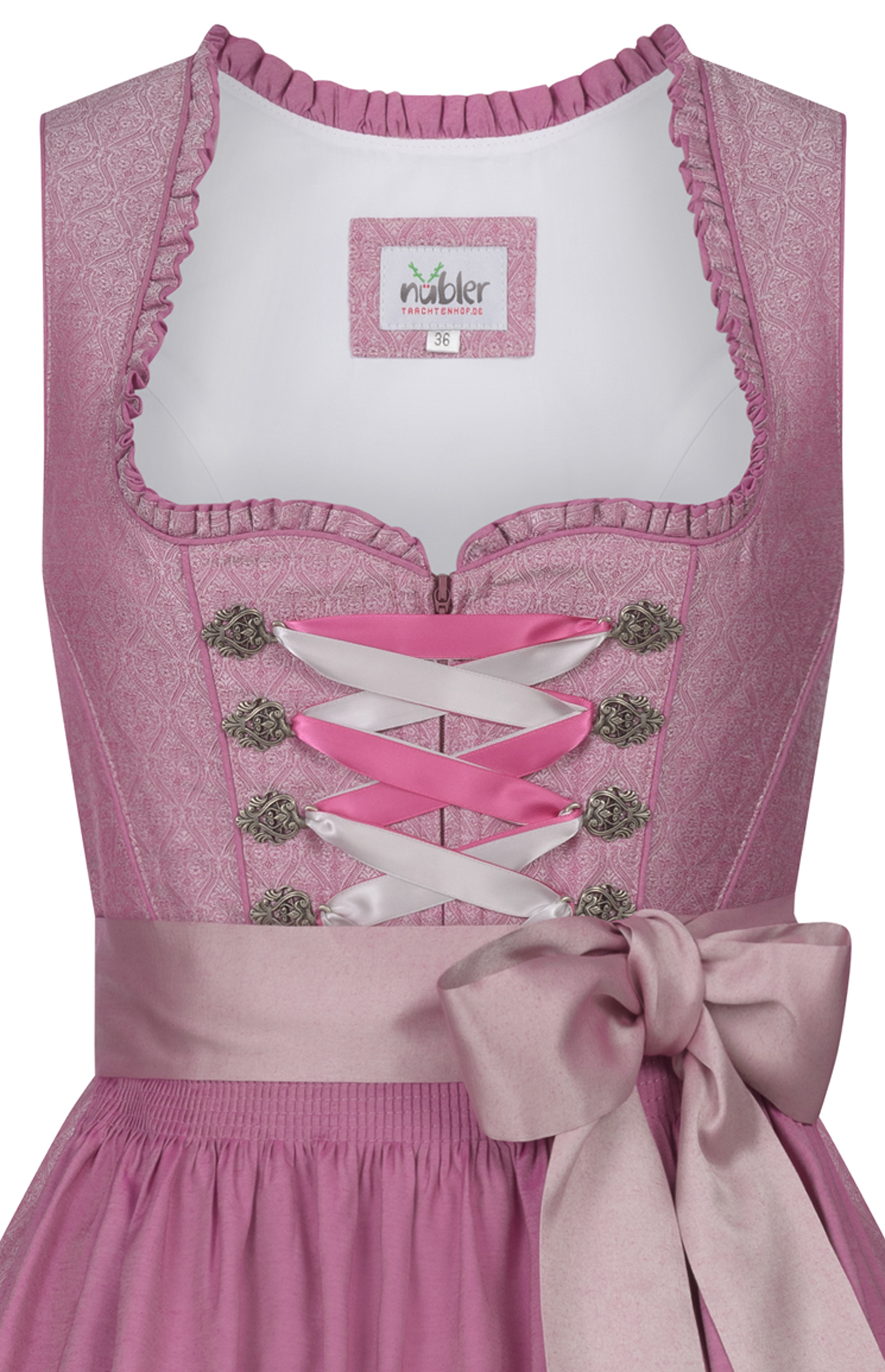 Mini Dirndl Golda in Rosa von Nübler
