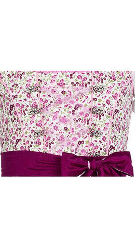 Kinderdirndl Nadja in Beere, 3-teiliges Set