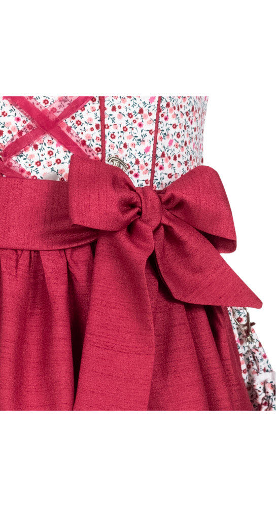 Kinderdirndl 3-teilig Doris in Beere von Nübler Größe 86