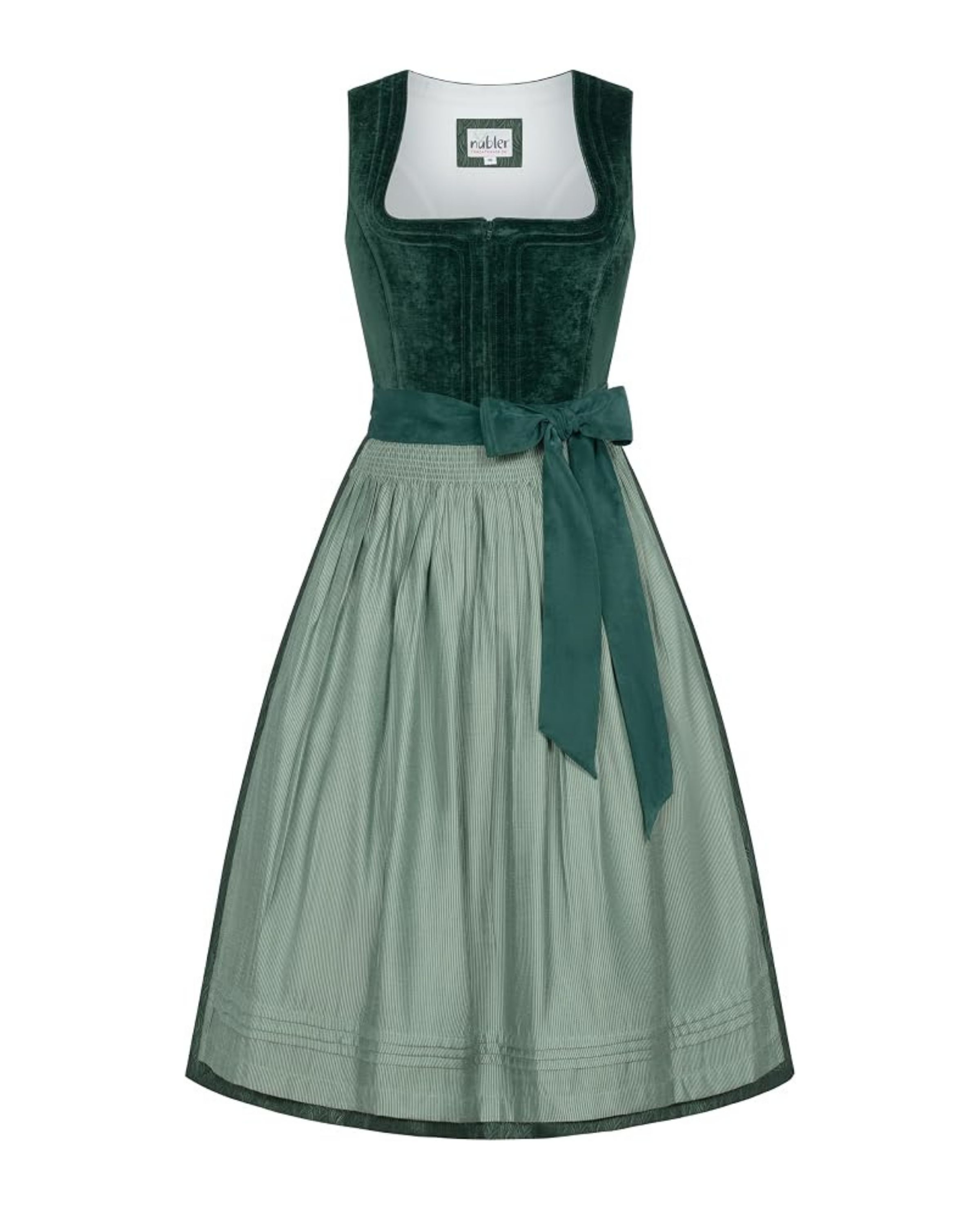 Midi Dirndl Klarissa in Tanne von Nübler