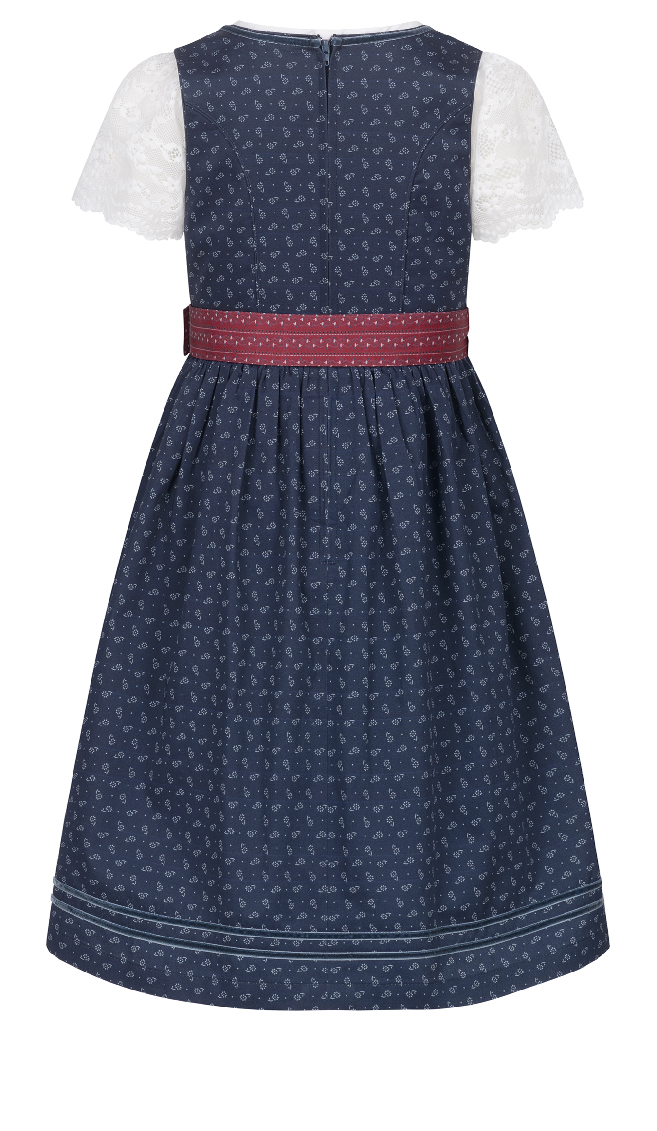 Kinderdirndl Gesr in Dunkelblau von Nübler