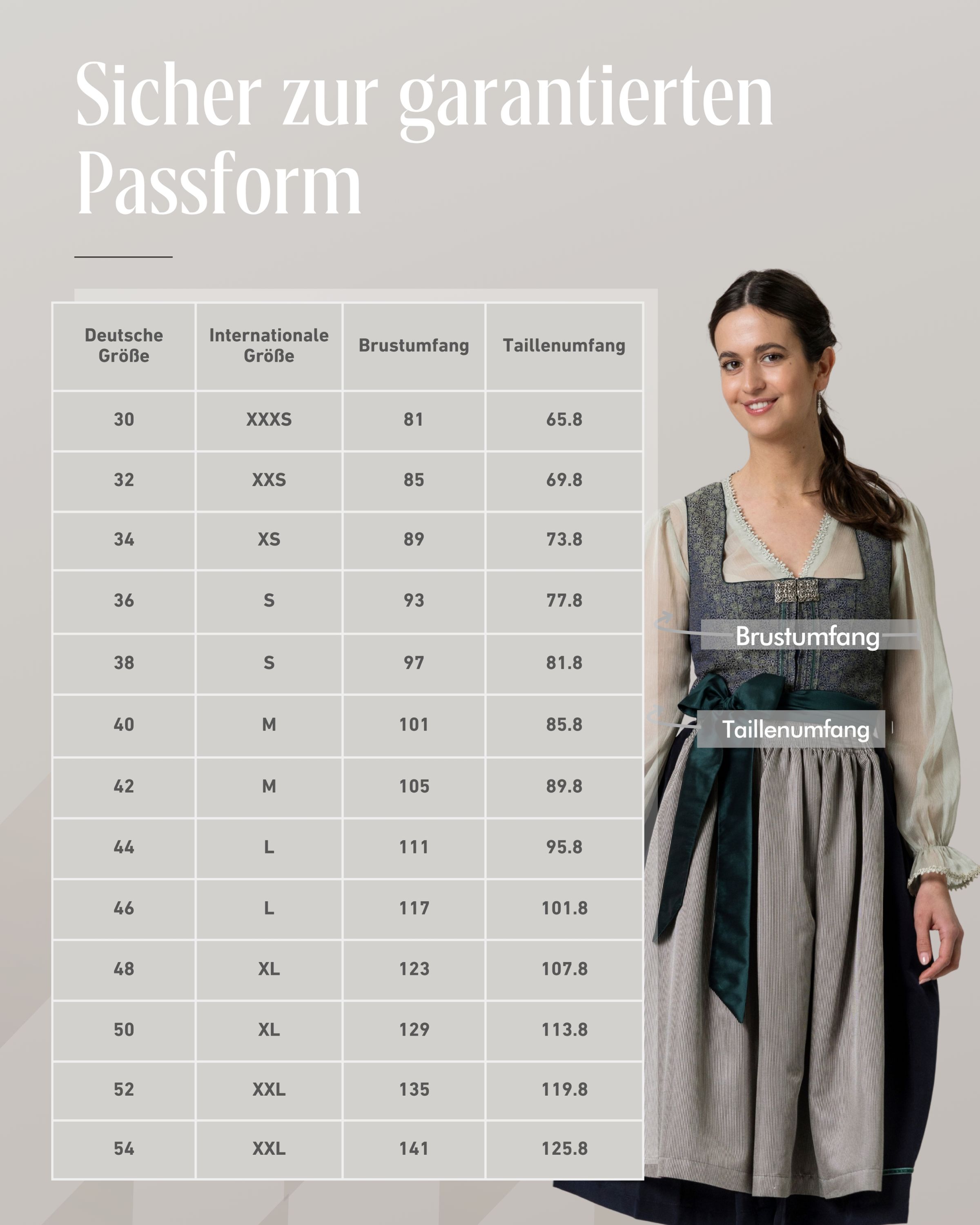 Dirndl midi Lea in Grün von Nübler