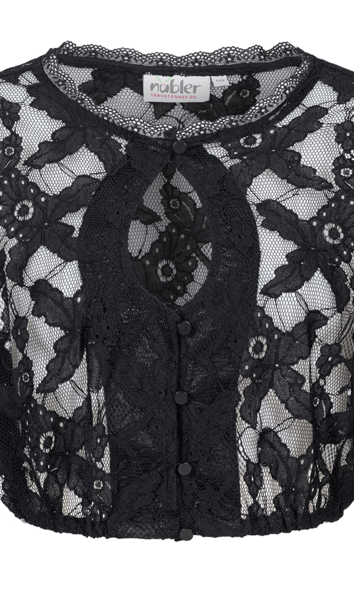 Dirndlbluse Claudia in Schwarz von Nübler"