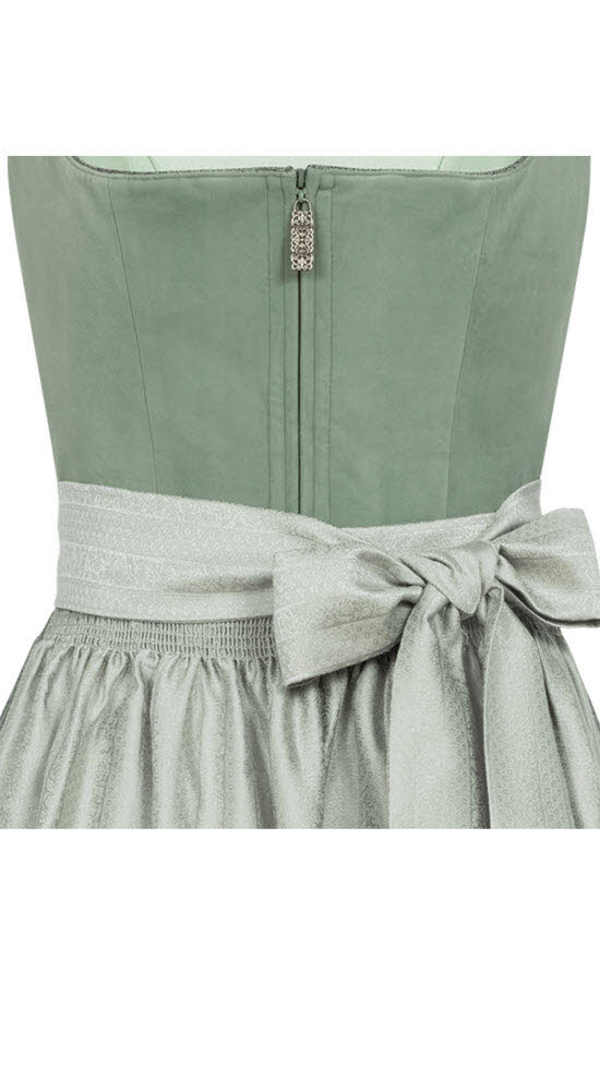 Midi Dirndl Effi in Salbei von Nübler