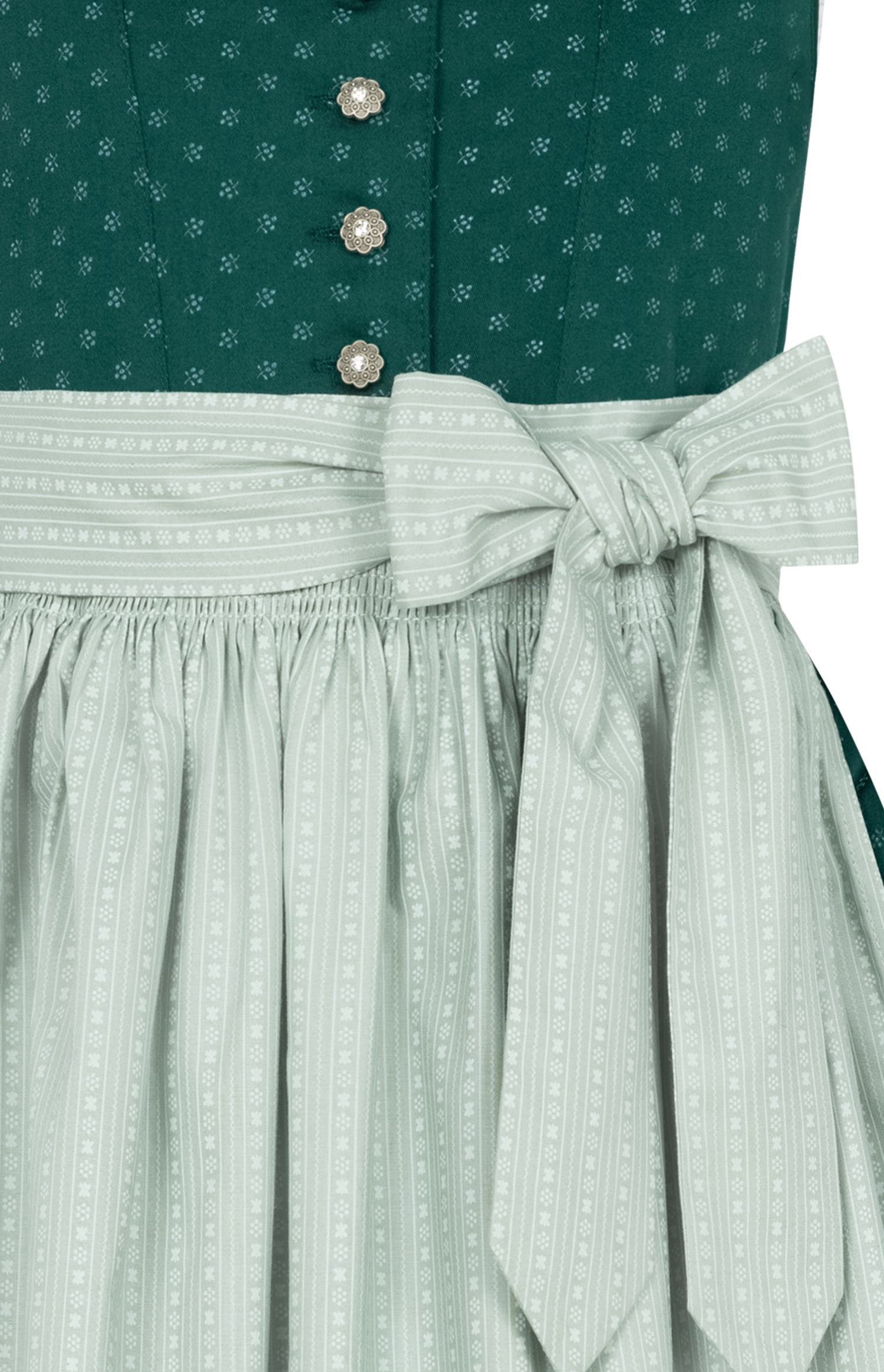 Kinderdirndl Fabia in Tanne-Mint von Nübler