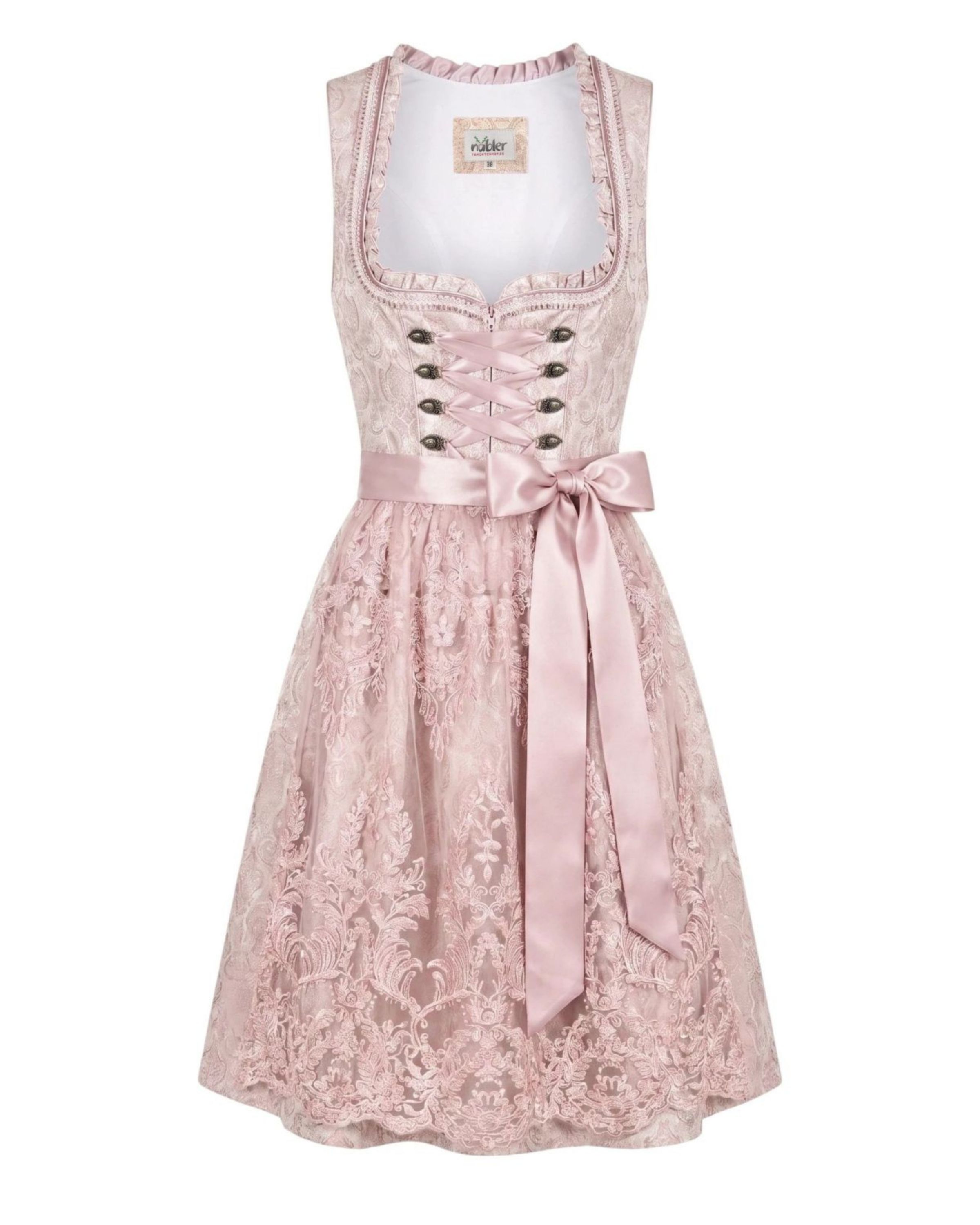 Minidirndl Karoline in Taupe