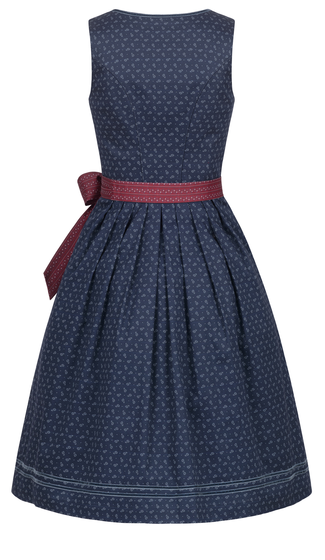 Midi Dirndl Gesr in Dunkelblau von Nübler