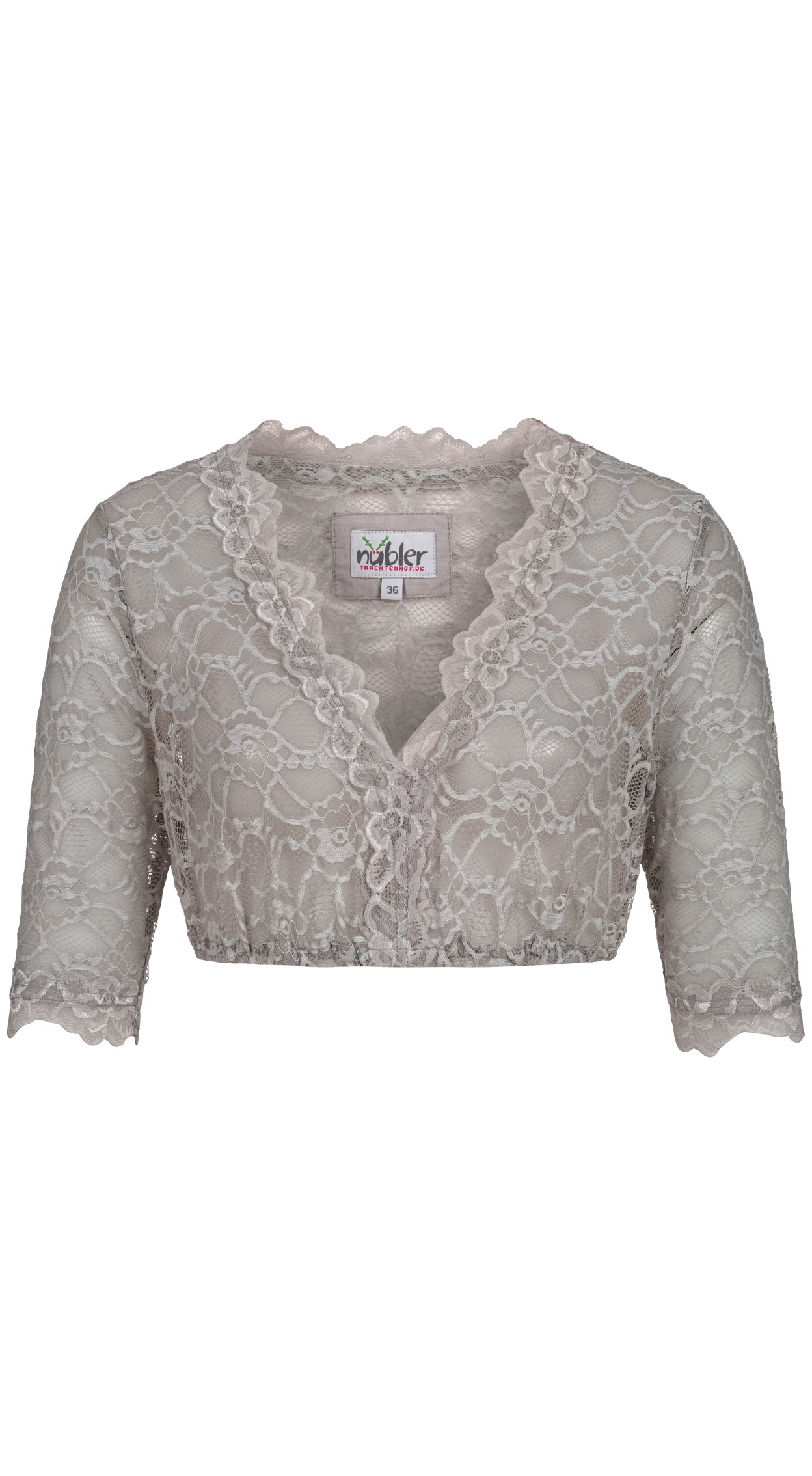 Dirndlbluse Laura in Jelly Silber