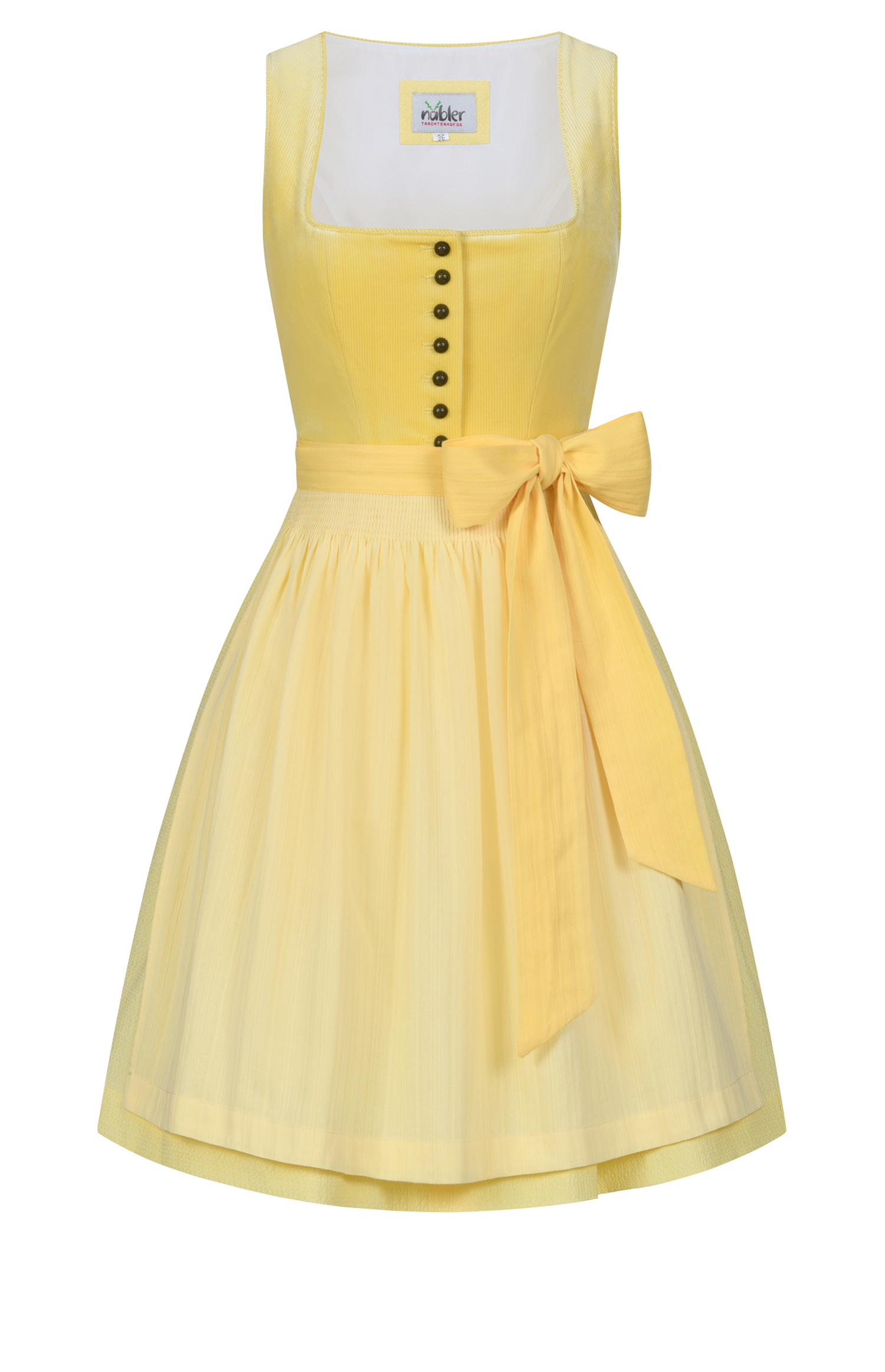 Mini Dirndl Fleur in Zitronenfalter von Nübler