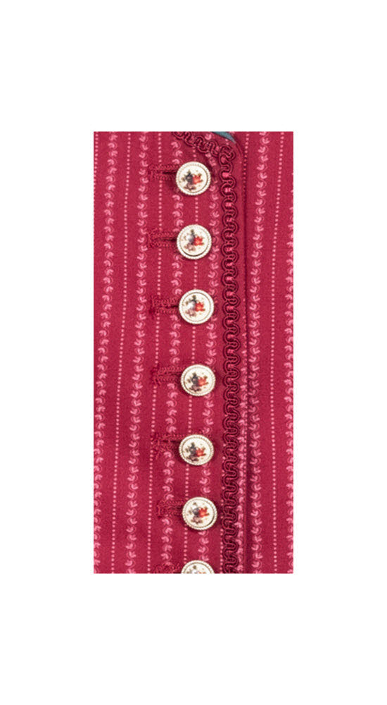 Dirndl midi Zara in Rot von Wenger Austrian Style