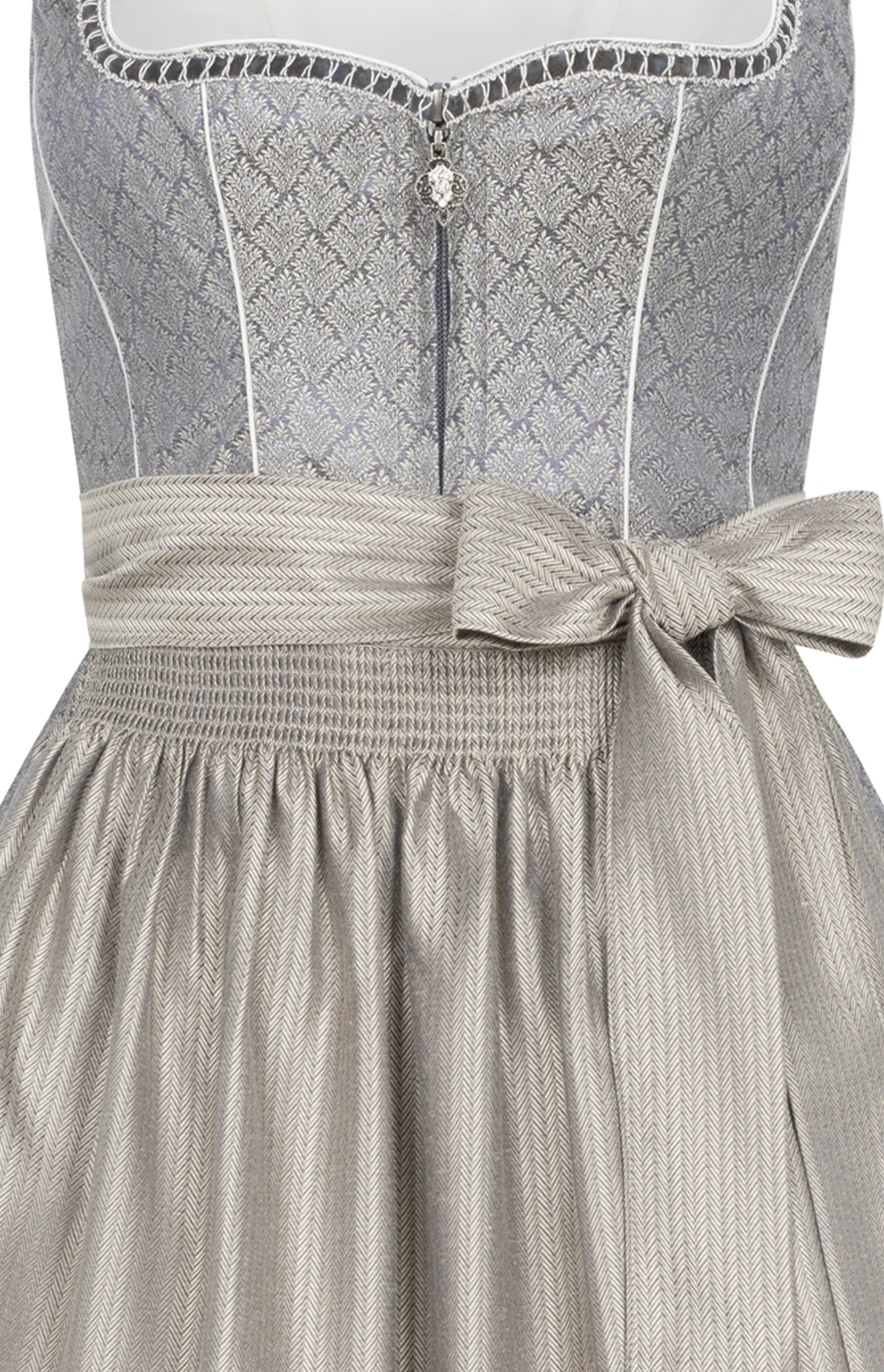 Midi Dirndl Georgina in Graphite von Nübler