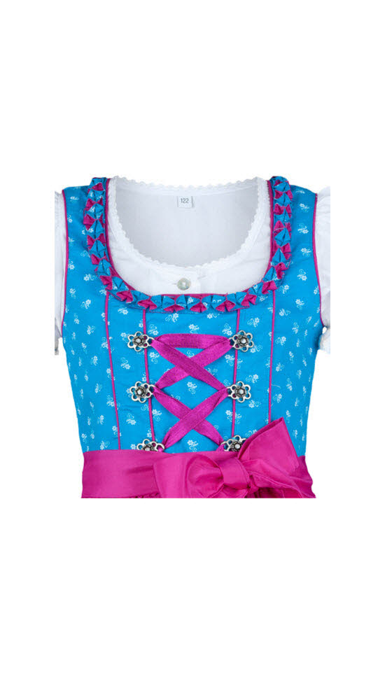 Mädchen Dirndl im traditionellen Stil Kinder Trachten