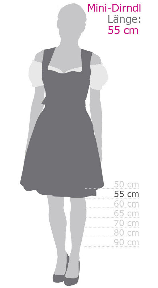 Mini Dirndl Erika in Gold von Nübler