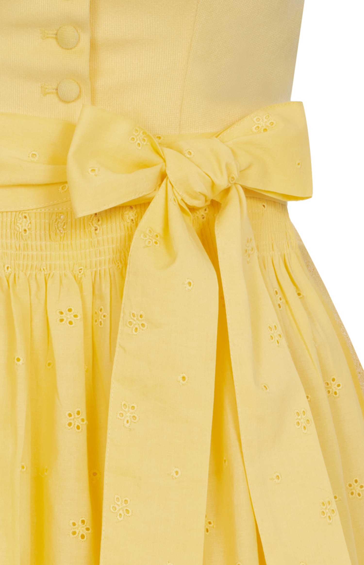 Midi Dirndl Babette in Citrin von Nübler