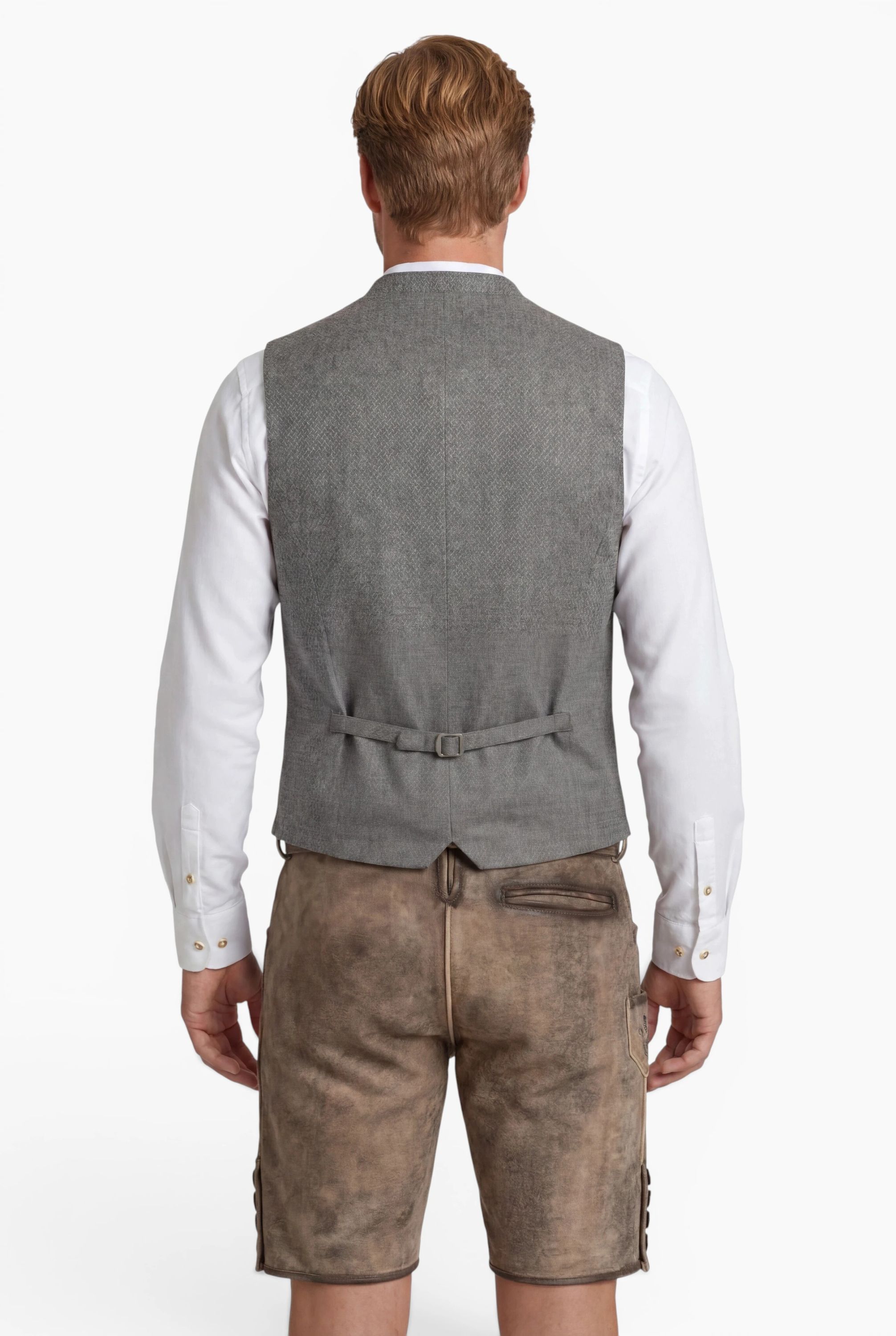 Gilet Marius in Mahagoni