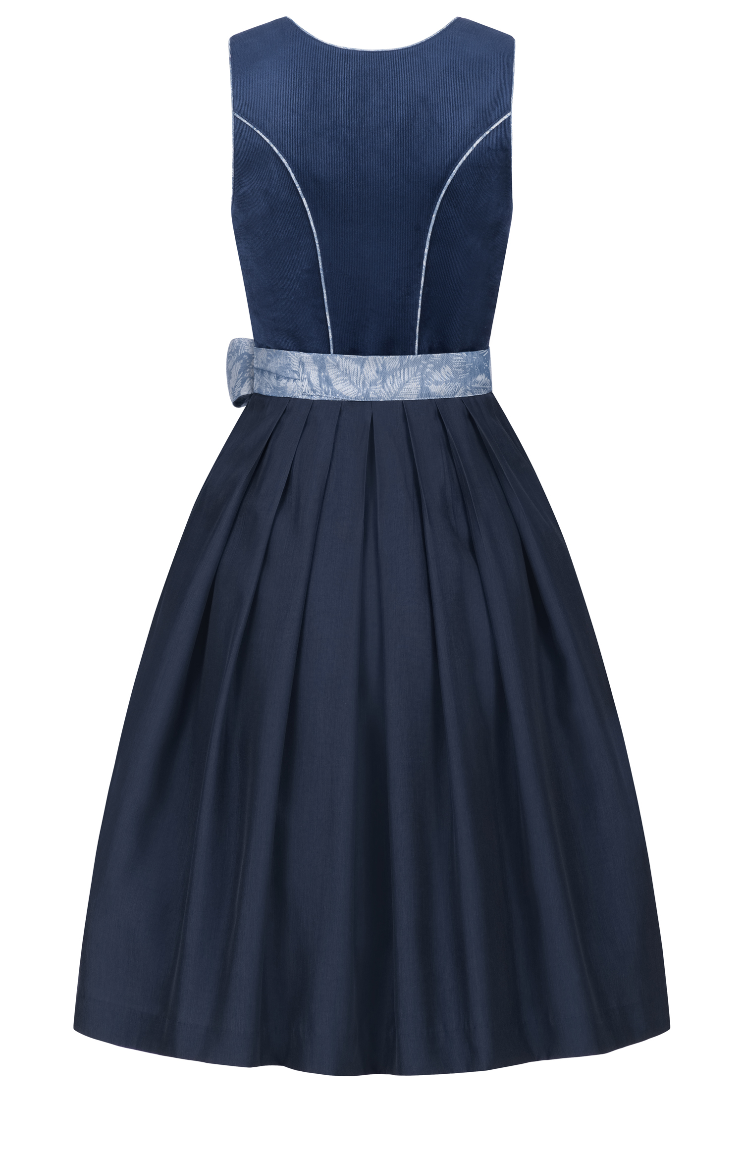 Midi Dirndl Gemma in Blau von Nübler