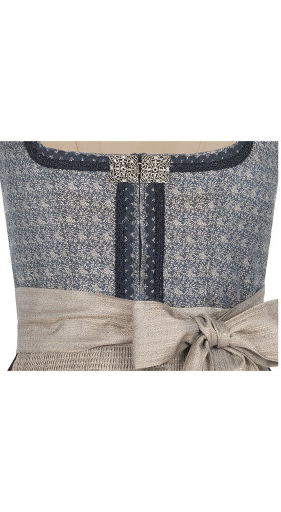 Dirndl midi Leni in Blau von Nübler