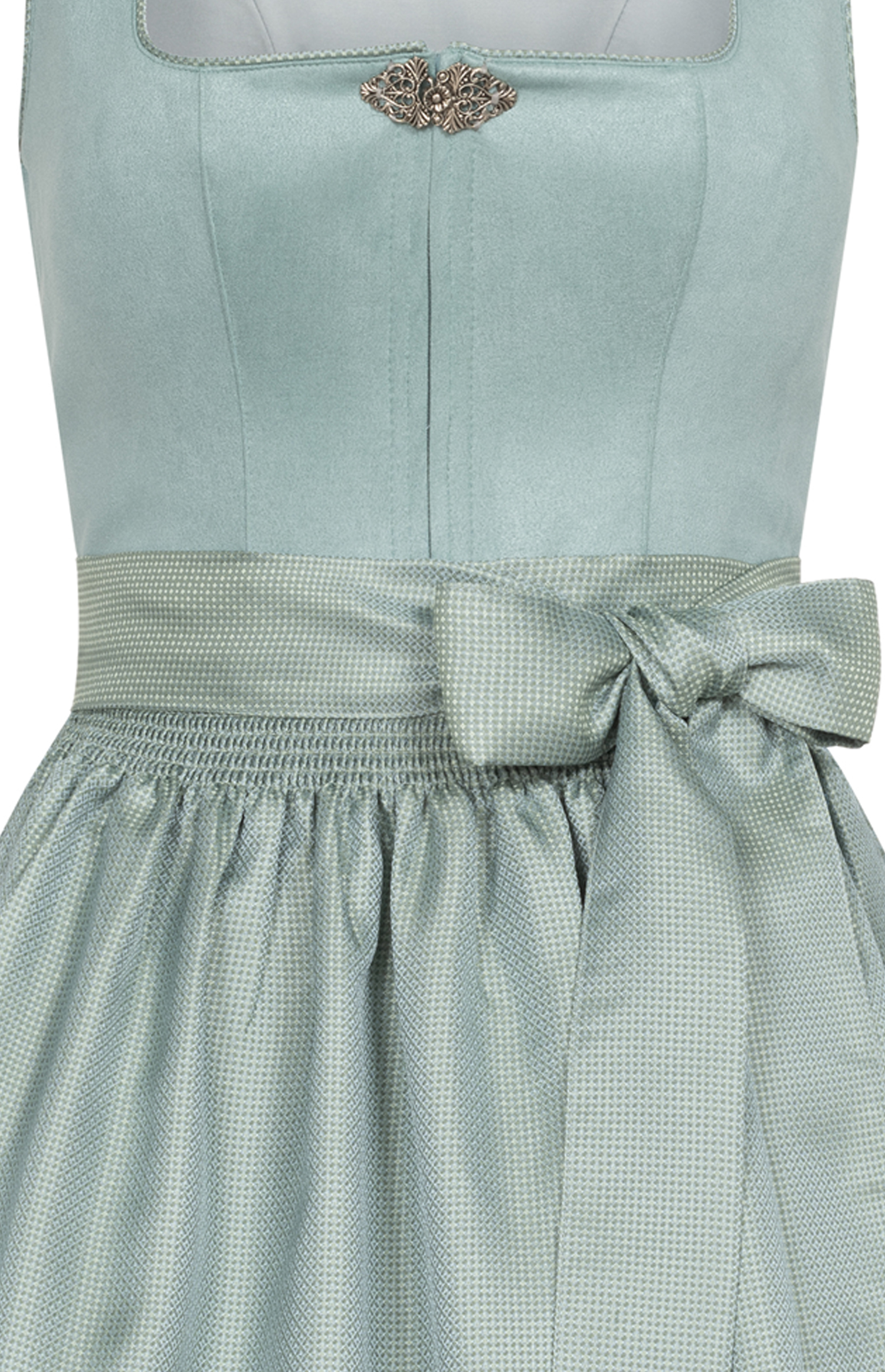 Mini Dirndl Gerlinde in Aqua von Nübler