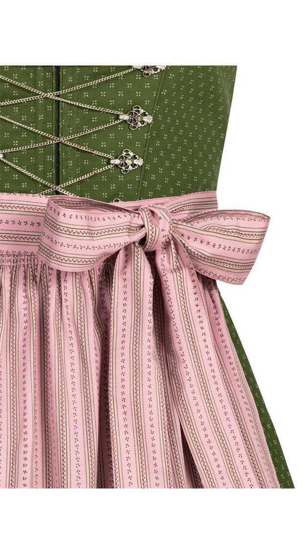 Midi Dirndl Thea in Oliv von Nübler