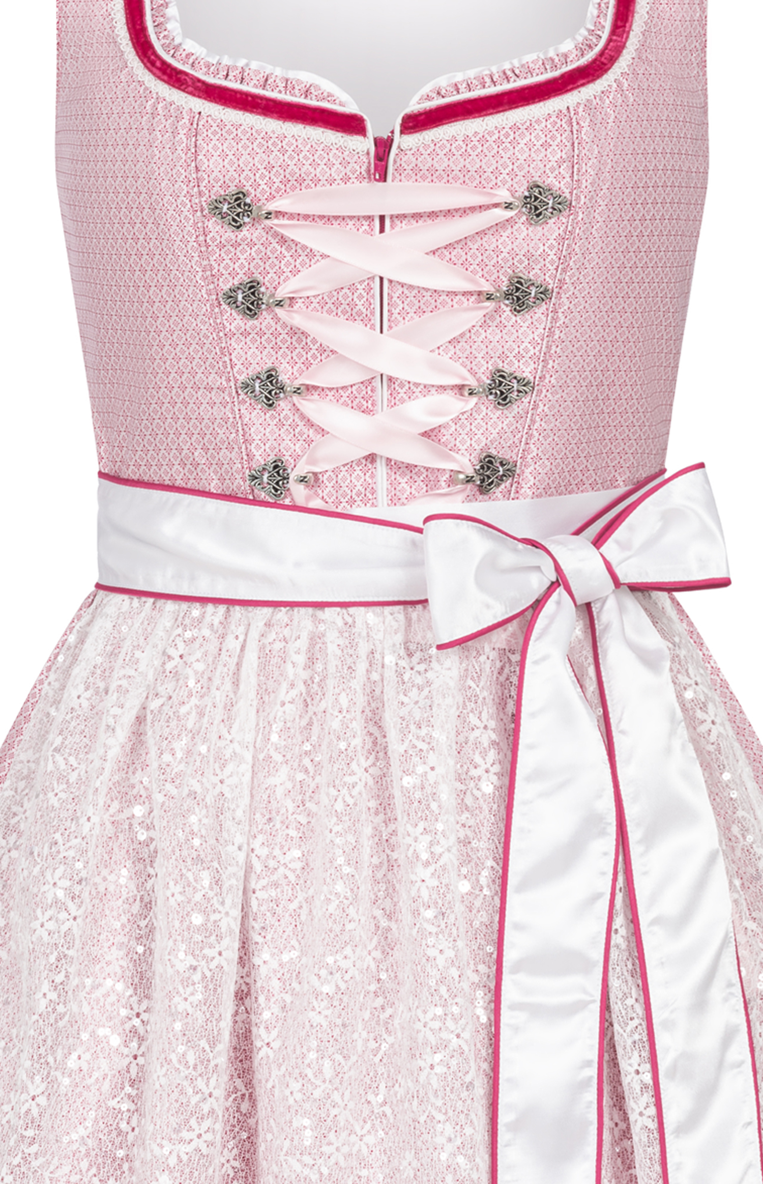Mini Dirndl Lina in Rosa von Nübler